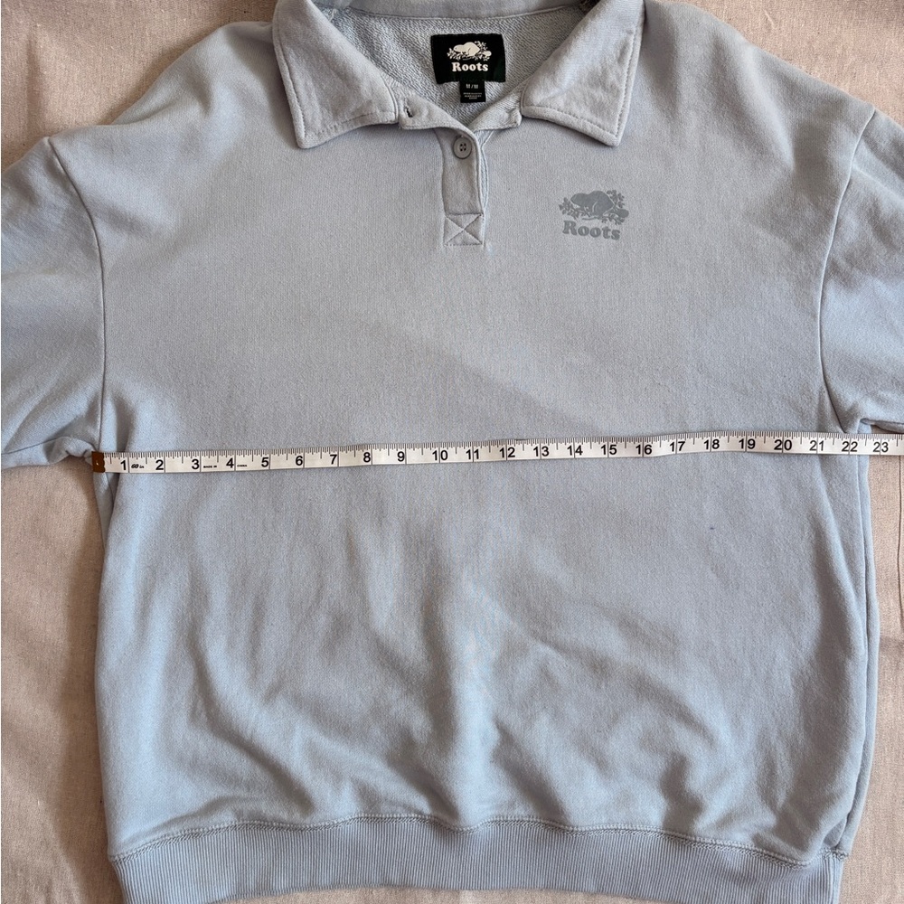 Roots Light Blue Pullover Sweatshirt - Picture 5 of 6
